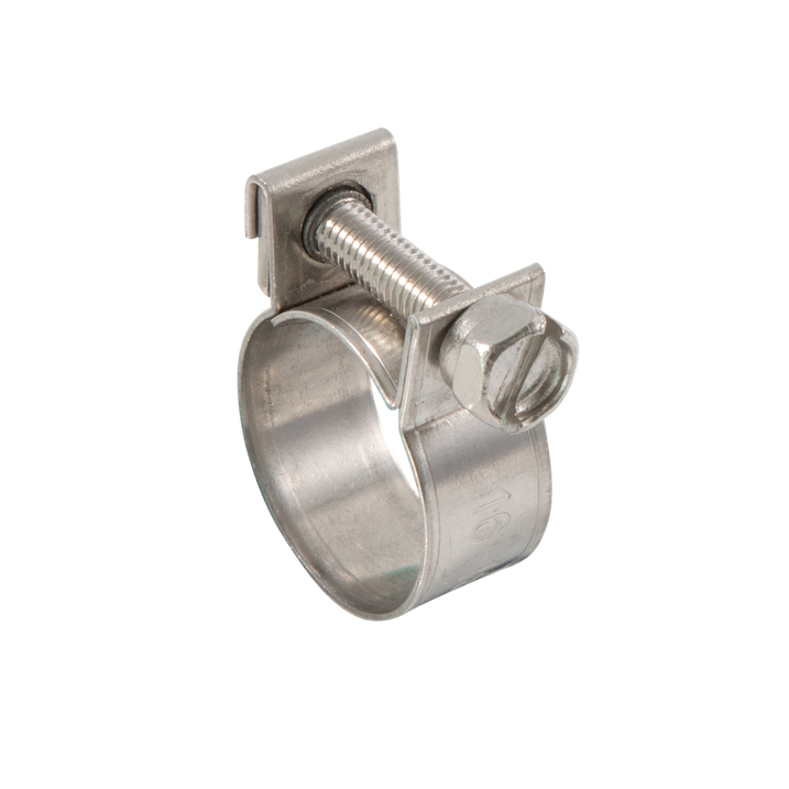 Комплект зажимов для шланга в стиле мини-линии впрыска топлива из нержавеющей стали 304 Идеально подходит для автомобилестроения, сельского хозяйства, заводов и строительства