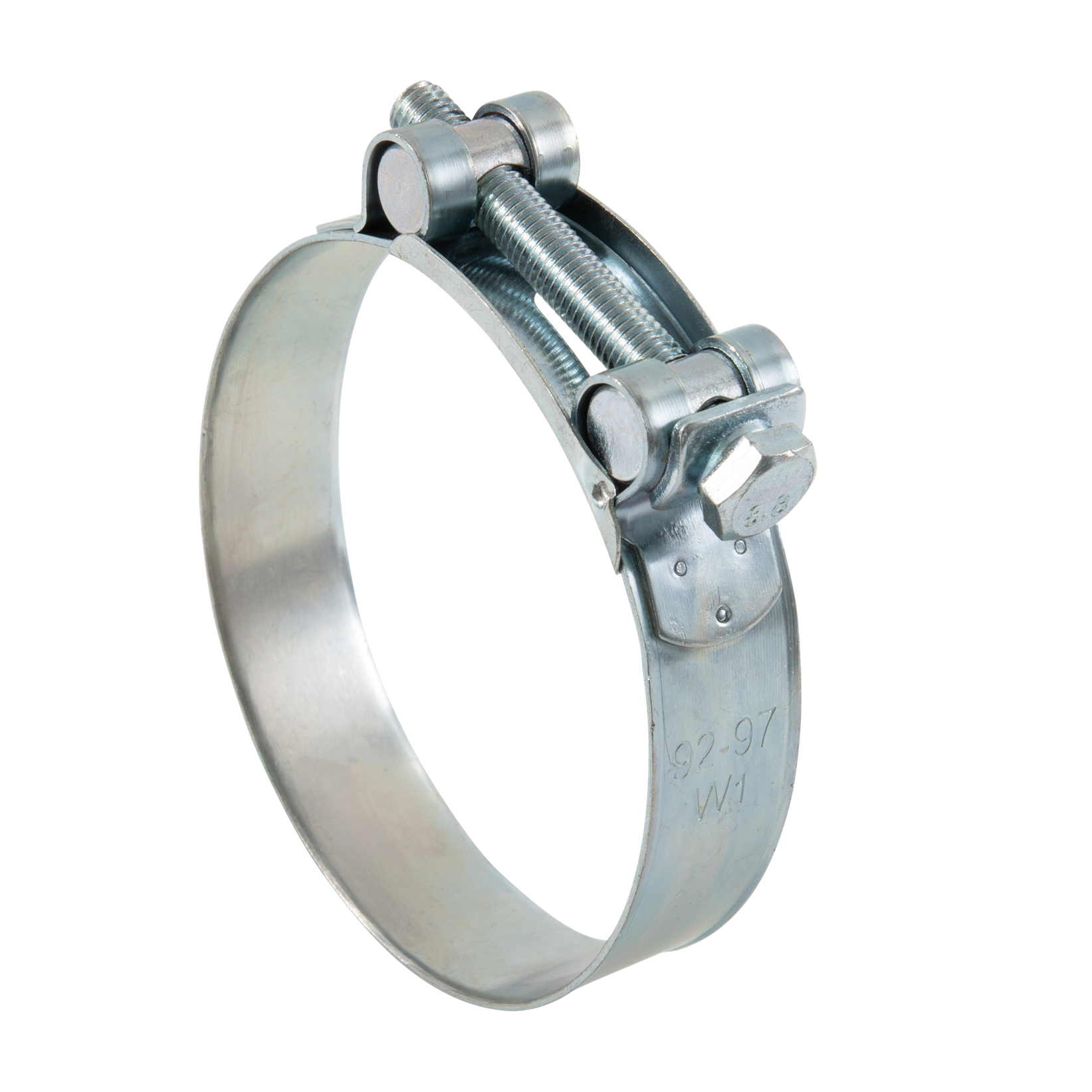 сверхпрочный хомут для шланга с одним болтом, 68-73 мм/248-260 мм, ширина ленты 30 мм