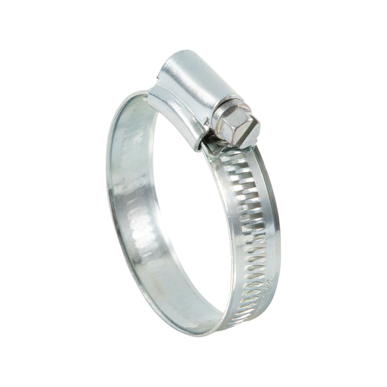 Хомут для шланга британского типа из оцинкованного железа TJBC со сварным корпусом, червячная передача