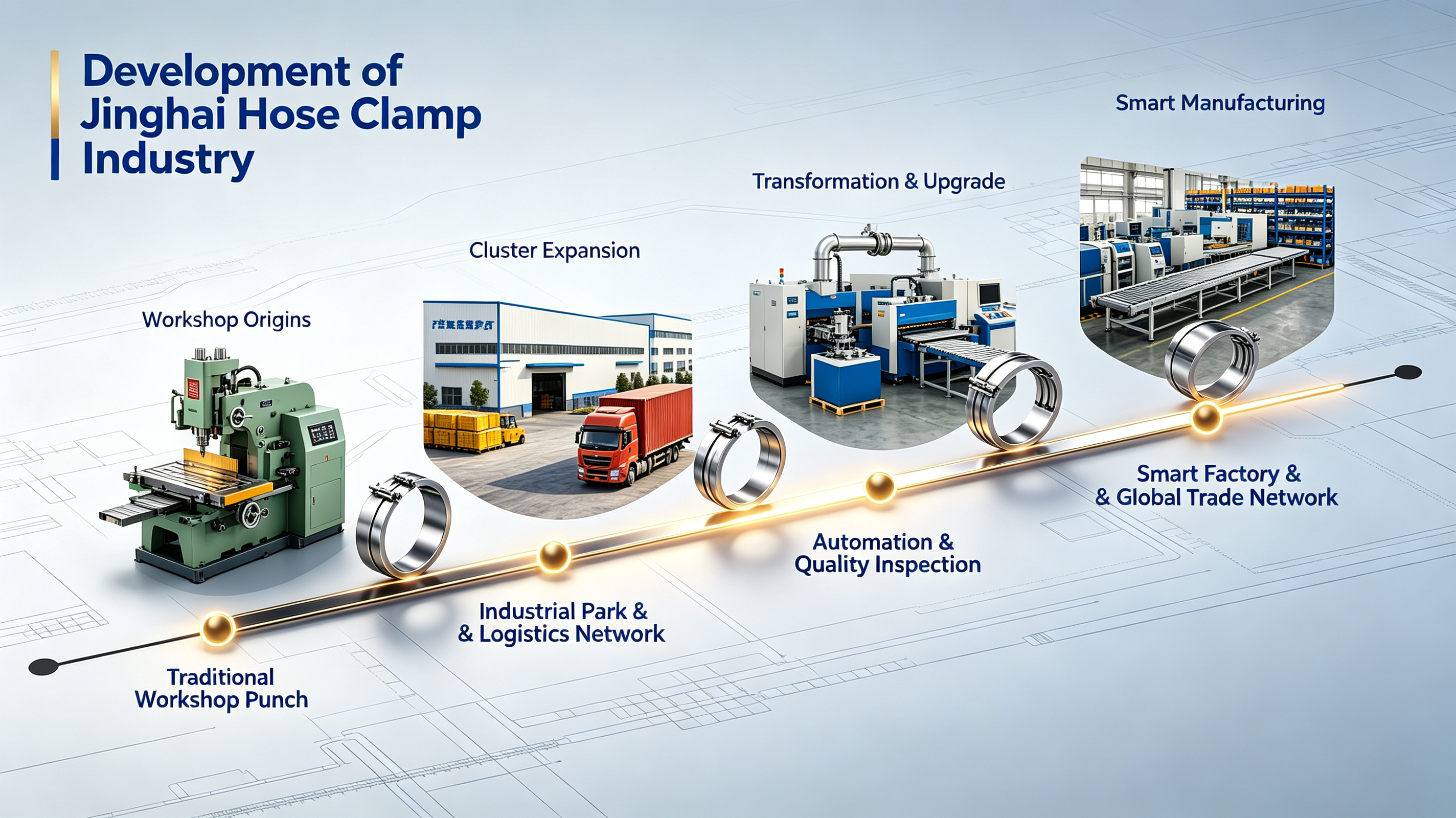 Development History of Hose Clamp Industry in Yanzhuang, Jinghai