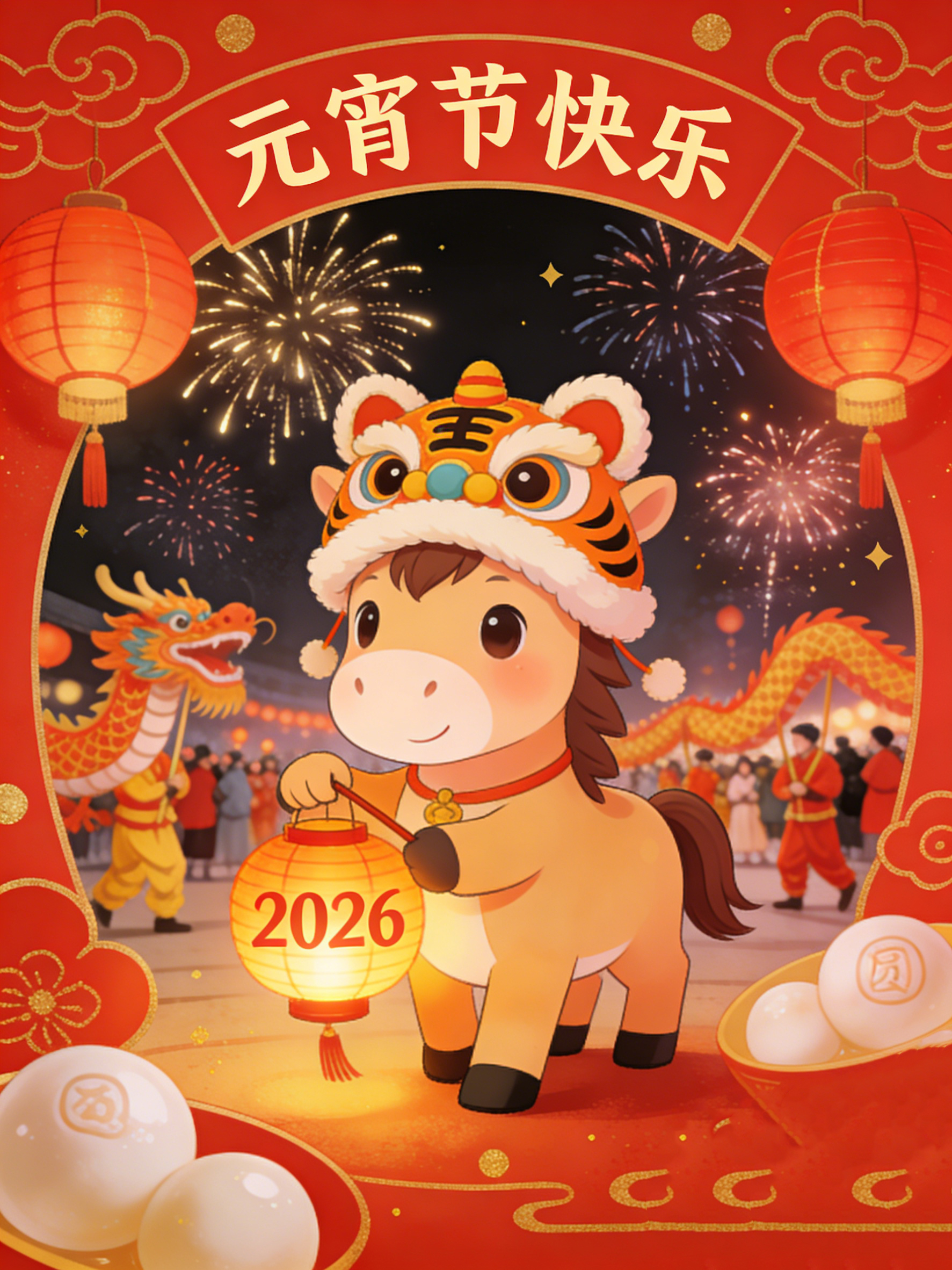 生成元宵节快乐图片